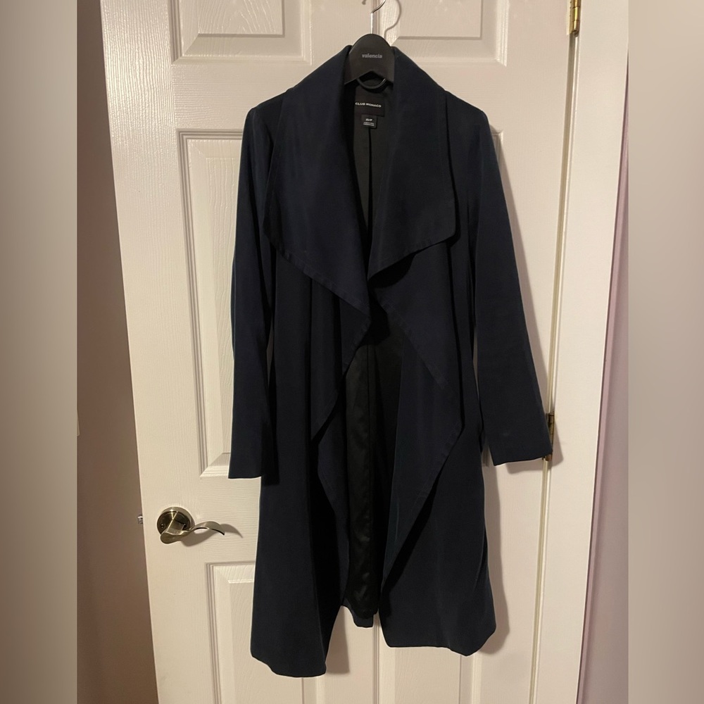Navy trench coat